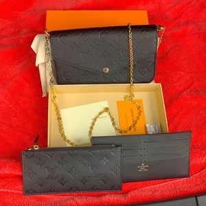 Authentic Louis Vuitton Felicia Pochette mini purse